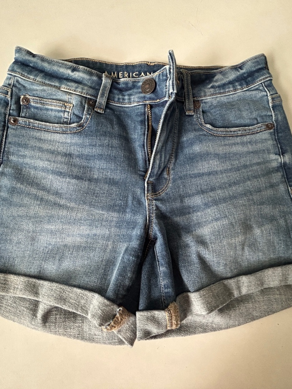 American Eagle next level stretch jean shorts